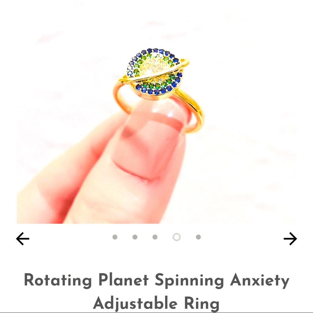 Spinning Adjustable Ring